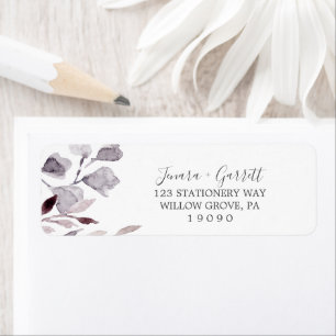 Etiqueta de Endereço de Devolução do Winter Greene