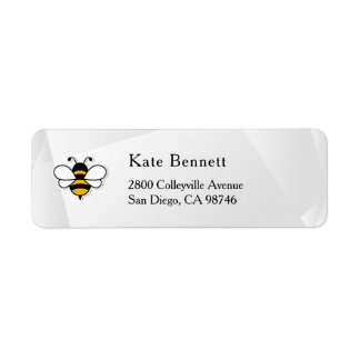Etiqueta de Endereço de Devolução Honey Business