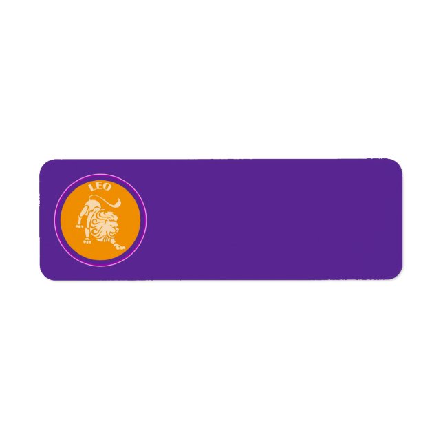 Etiqueta de Endereço de Devolução Leo (Frente)