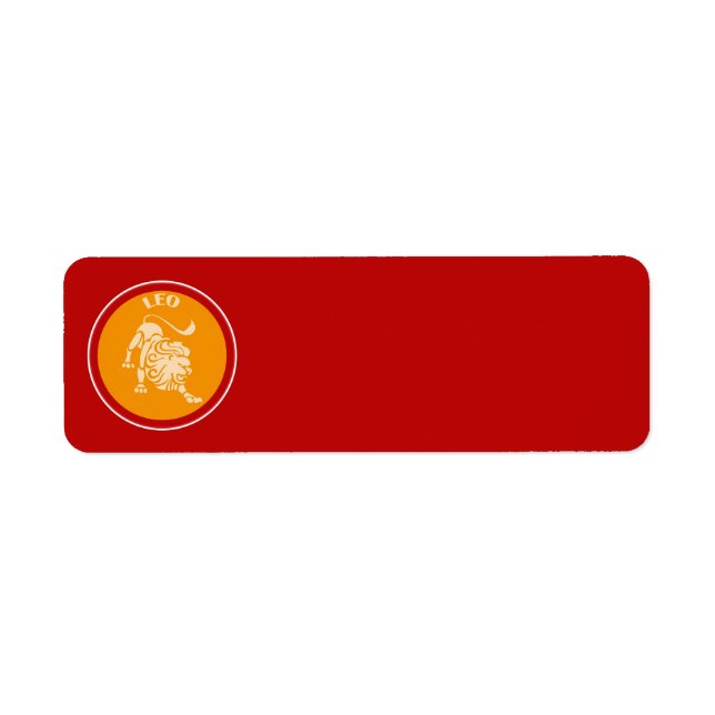 Etiqueta de Endereço de Devolução Leo (Frente)