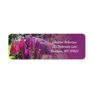 Etiqueta de Endereço de Devolução Lupine