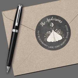 Etiqueta de Endereço de Devolução Mística Celestia