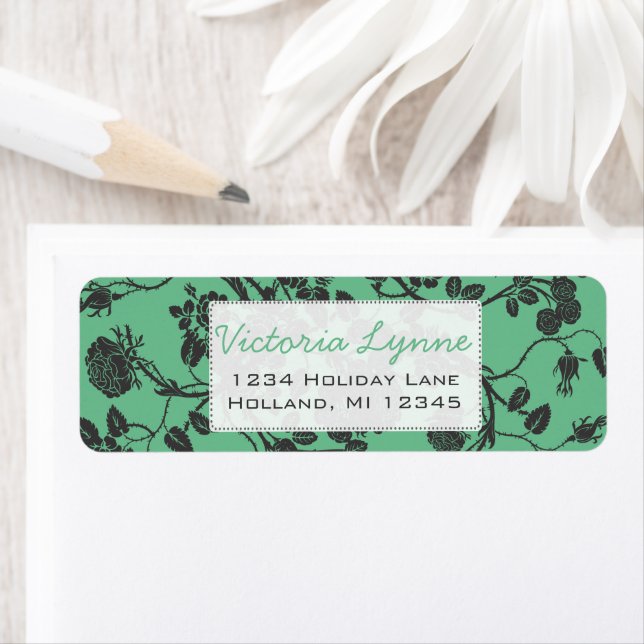 Etiqueta de Endereço de Devolução Peapod Green Ros (Insitu)
