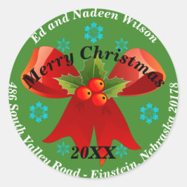 Etiqueta de Endereço de Devolução Personalizada da