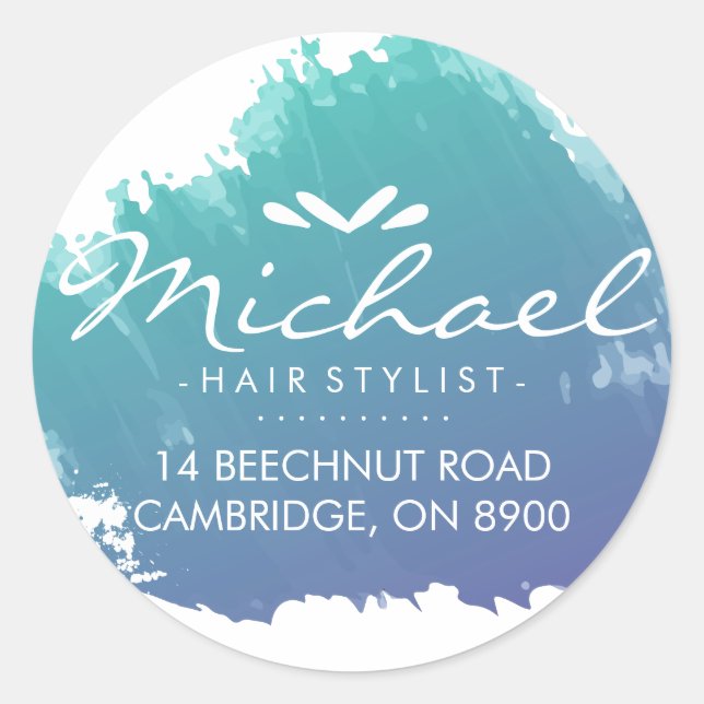 Etiqueta de Endereço de Devolução Personalizado co (Frente)