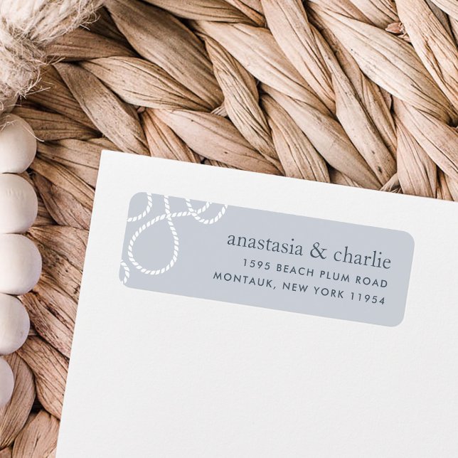 Etiqueta de Endereço de Devolução Sensível | Nevoe (Criador carregado)