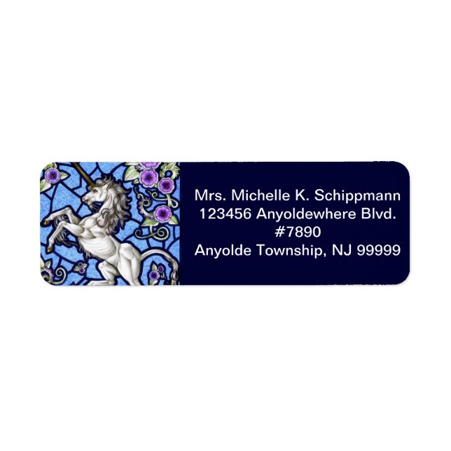 Etiqueta de Endereço de Devolução Virginsnowe (Frente)