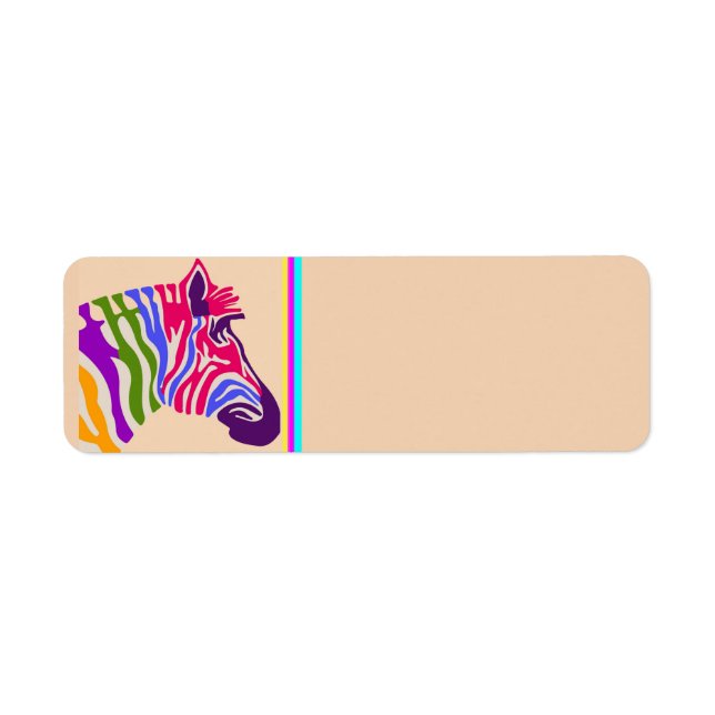 Etiqueta de Endereço de Devolução Zebra (Frente)