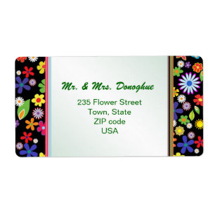 Etiqueta de endereço de energia do ventilador com