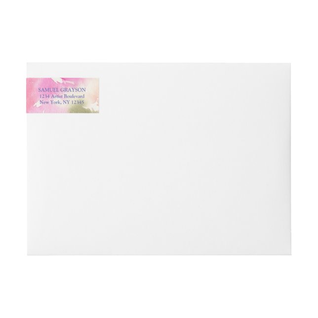 Etiqueta de Endereço de Enrolamento de Pastas Aben (Frente)