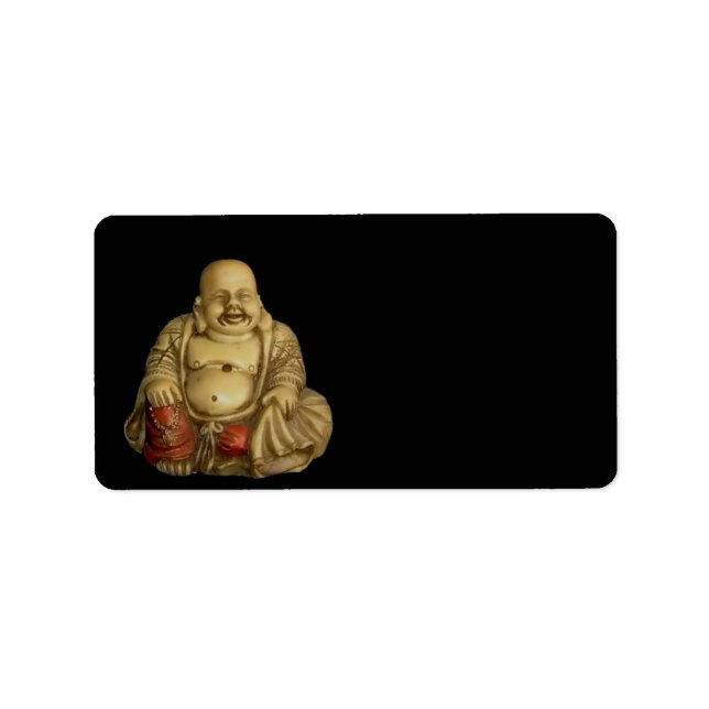 Etiqueta de Endereço de Estátua Buda (Frente)