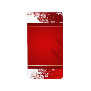 Etiqueta de Endereço de Natal