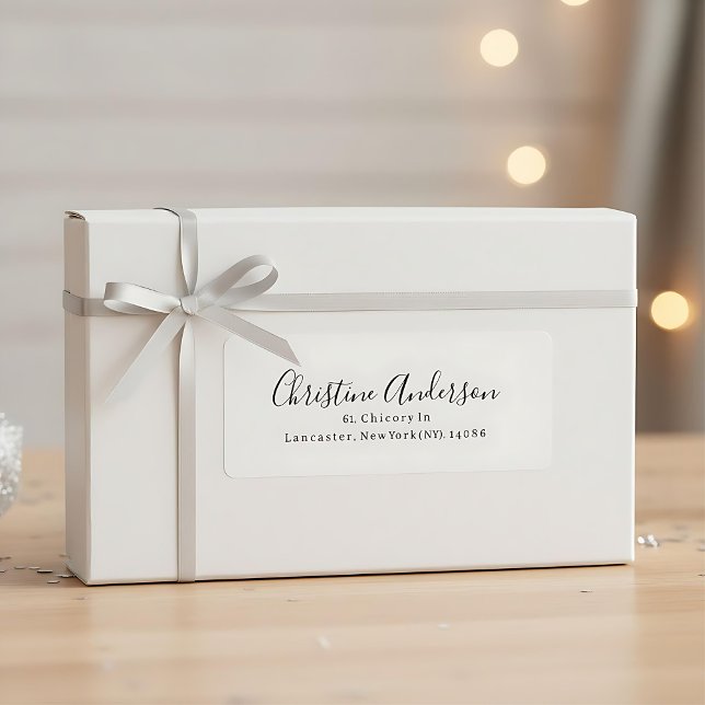 Etiqueta de Endereço de Remetente (Criador carregado)