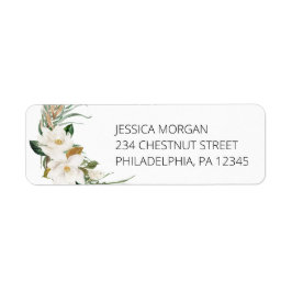 Etiqueta de Endereço de Remetente Bohemian Wreath