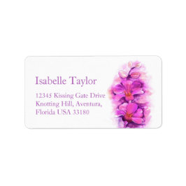 Etiqueta de endereço de resposta do casamento de f