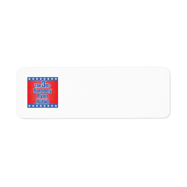 Etiqueta de Endereço de Retorno 3Rs (Frente)