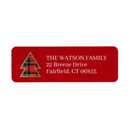 Etiqueta de Endereço de Retorno da Árvore de xadre