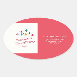 Etiqueta de Endereço de Retorno de Árvores de Nata