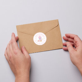 Etiqueta de Endereço de Retorno de Cowgirl Ocident