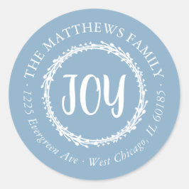 Etiqueta de Endereço de Retorno de Joy Round Simpl