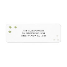 Etiqueta de Endereço de Retorno de Natal