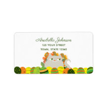 Etiqueta de Endereço de Retorno de Páscoa Cóplice