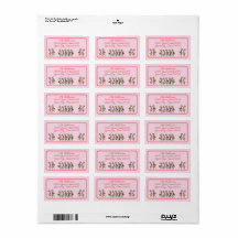 Etiqueta de Endereço de Retorno de Rena de Natal D