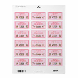 Etiqueta de Endereço de Retorno de Rena de Natal D