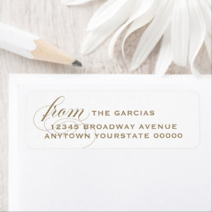 Etiqueta de Endereço de Retorno de Script Flourish