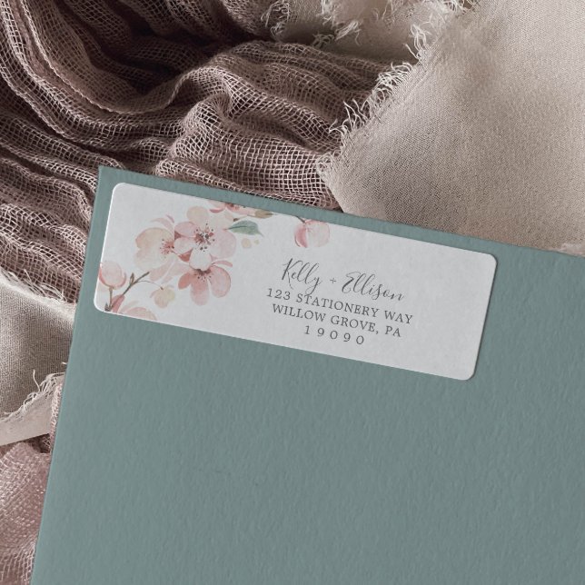 Etiqueta de Endereço de Retorno do Blossom da Cere (Criador carregado)