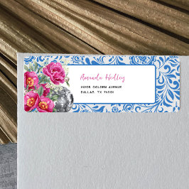 Etiqueta de Endereço de Retorno do Chá de panela D