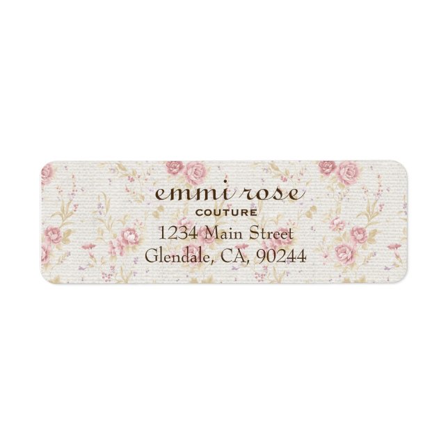 Etiqueta de Endereço de Retorno do Impressão de Ro (Frente)