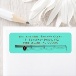 Etiqueta de Endereço de Retorno do Pescador