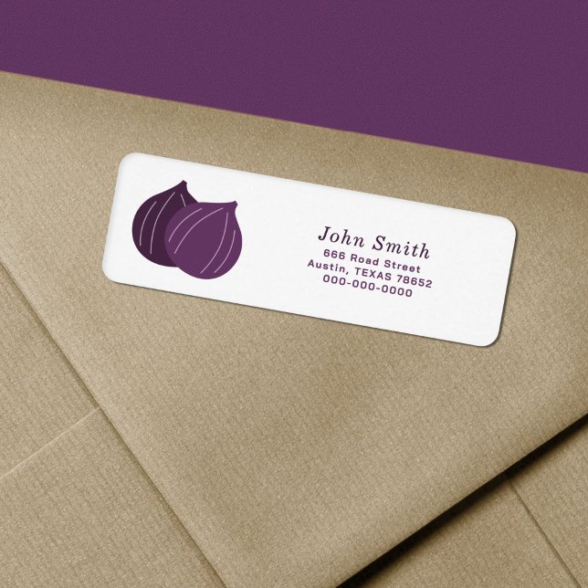 Etiqueta de Endereço de Retorno Fig (Fig Return Address Label)