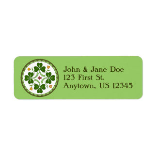Etiqueta de Endereço de Retorno - Irish Good Sorck