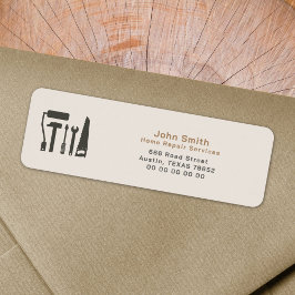 Etiqueta de Endereço de Retorno para Reparo Manual