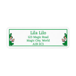 Etiqueta de Endereço de Retorno Personalizado do L