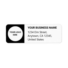 Etiqueta de Endereço de Retorno Personalizado: Seu