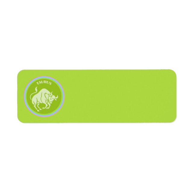 Etiqueta de Endereço de Retorno Taurus (Frente)