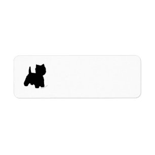 Etiqueta de Endereço de Retorno Westie