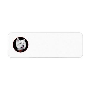 Etiqueta de Endereço de Retorno Westie