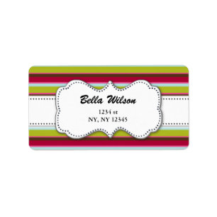 etiqueta de endereço de tendência