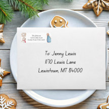 Etiqueta de Endereço de Troca de Cookies