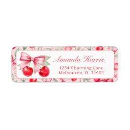 Etiqueta de endereço do Chá de fraldas de topo da