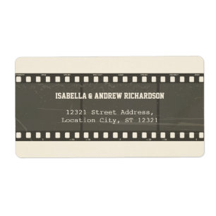 Etiqueta de Endereço do Movie Love