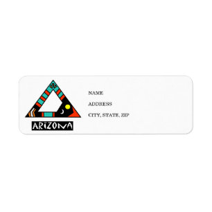 Etiqueta de endereço do remetente da arizona