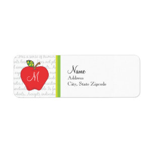 Etiqueta de endereço do remetente de Apple do