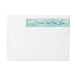 Etiqueta de Endereço do Sandy Toes Salty Kisses