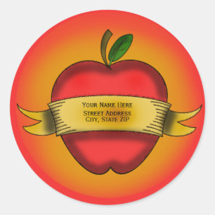 Etiqueta de endereço do tatuagem de Apple do