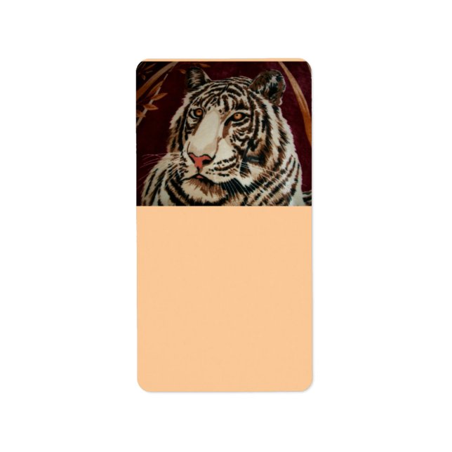 Etiqueta de Endereço do Tigre (Frente)